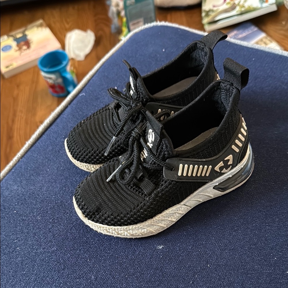 Stylish Black Kids Sneakers